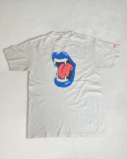 90s XLARGE Vampire Fang Mouth Tee
