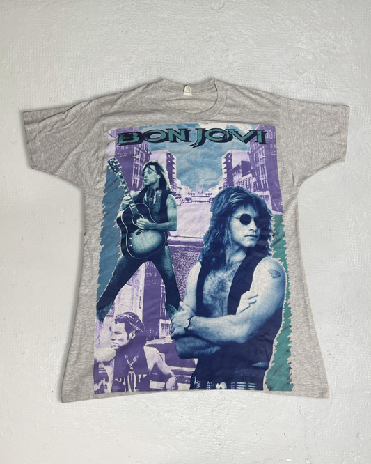 Bon Jovi Band Tee —  90s ⚠️ OFFICIAL TOUR