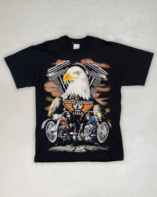 90s Harley Davidson Riders Italy Single Stitch Tee
