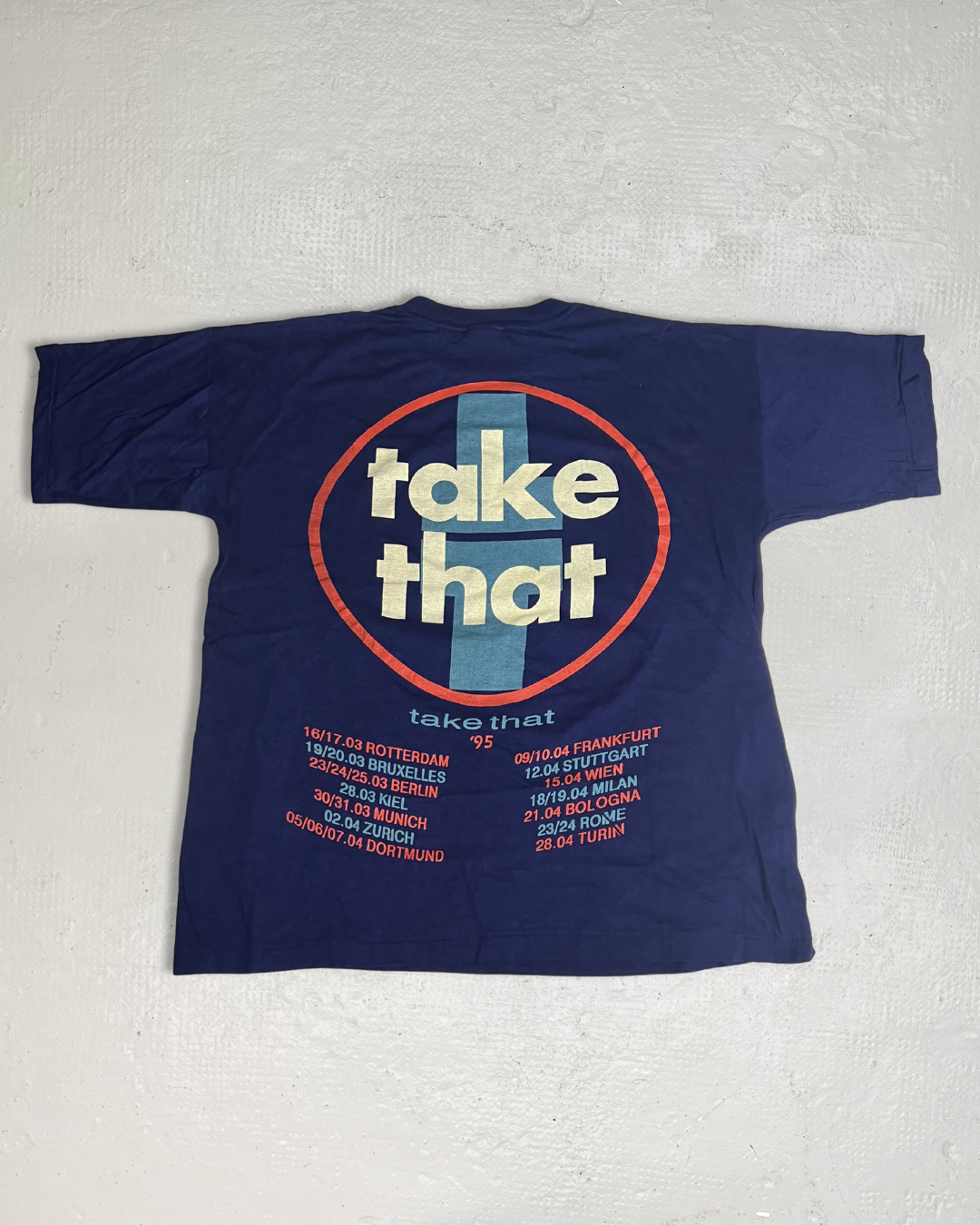 Take That 1995 European Tour Tee