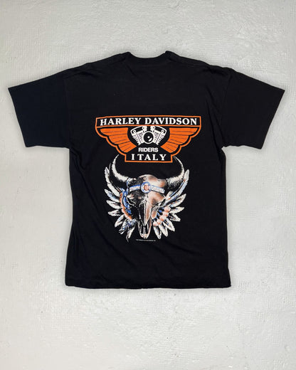 90s Harley Davidson Riders Italy Single Stitch Tee