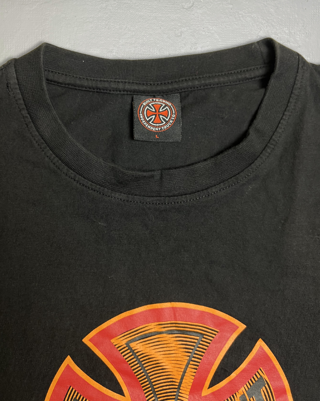 00s Independent Truck Co. Flame Cross Tee